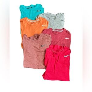 Nike Men's Long Sleeve Tees - Red, Orange, Gray, Blue Size XL